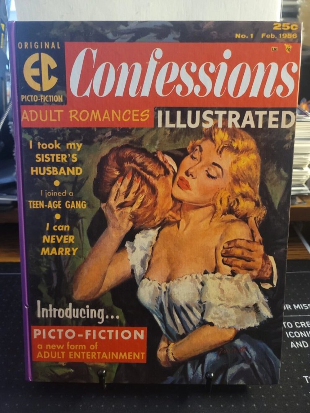 EC Library Shock Crime Confessions Illustrated Hardcover 2006 Picto Fiction